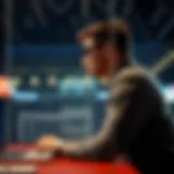 Illustration depicting online betting risks