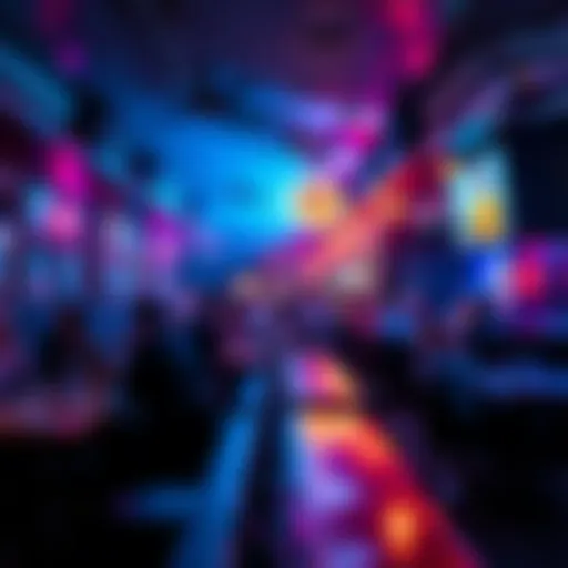 Energetic atmosphere in a sports bar