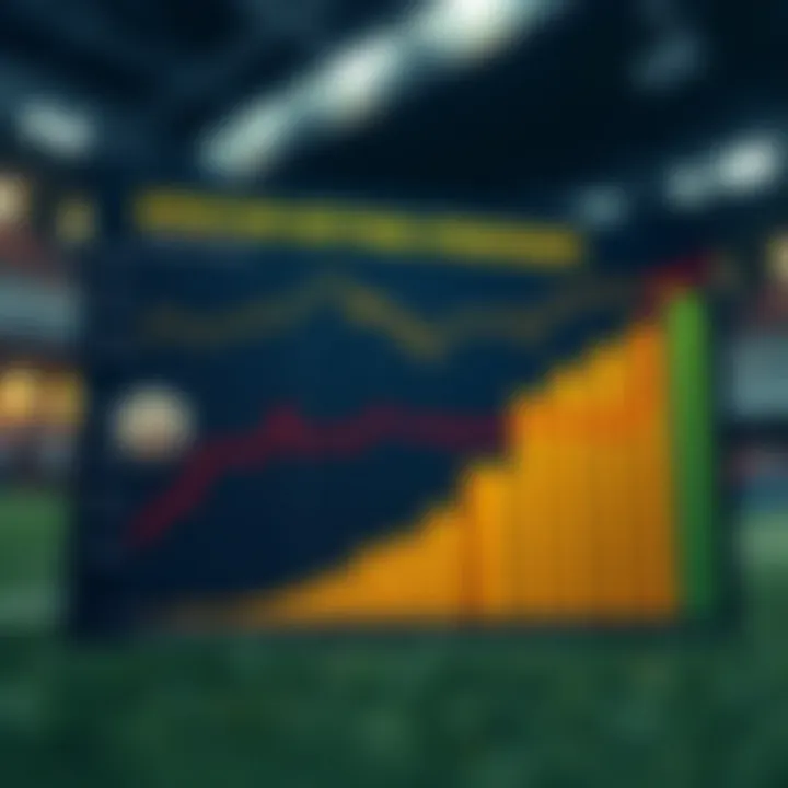 Graph showcasing betting strategies