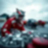 A depiction of the rich history of Tsunami Racing