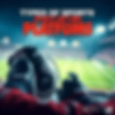 A visually appealing infographic showcasing different types of sports betting platforms