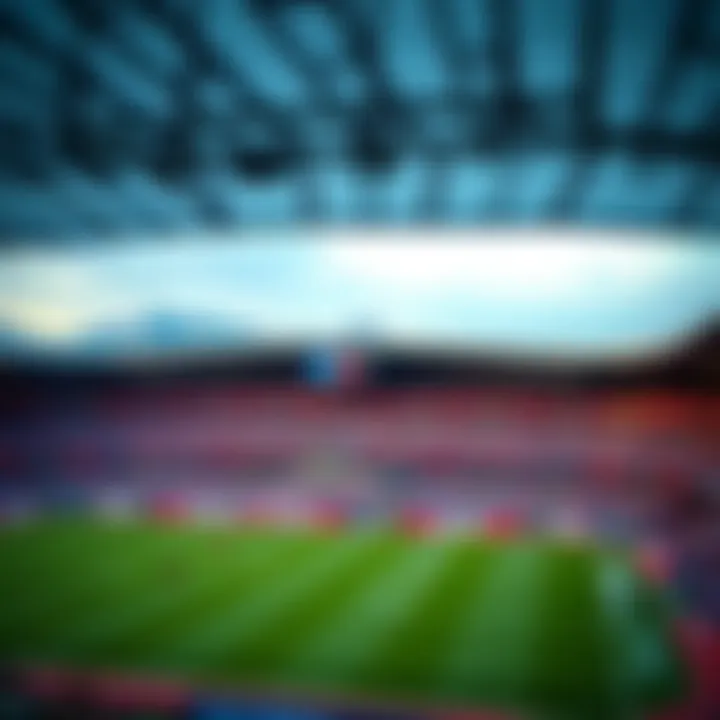 A picturesque view of one of the iconic venues hosting the matches.