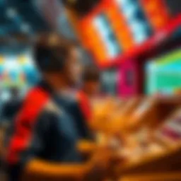 Conceptual representation of modern lottery and sports betting